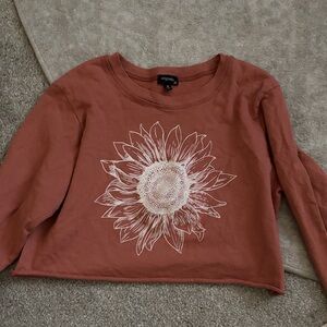 Women's Rust Sunflower Top